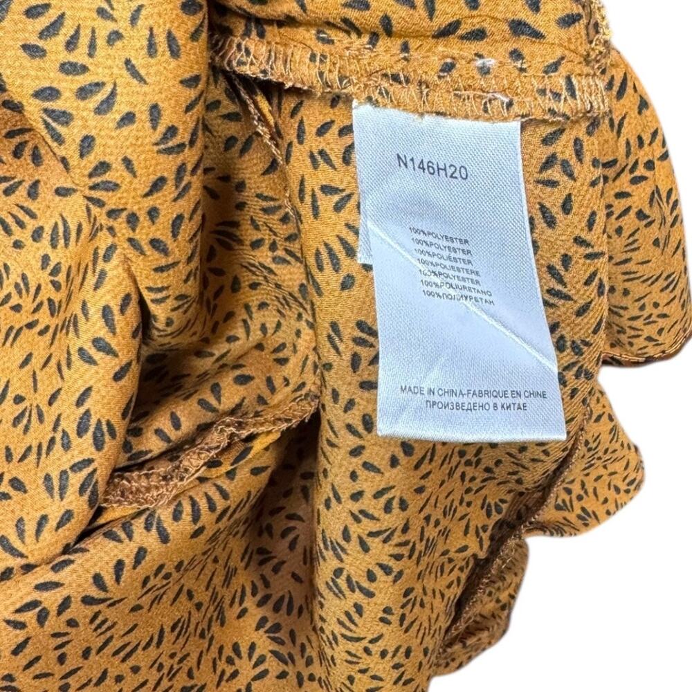 Molly Bracken Long Sleeve Gold and Black Dress - NWOT - Size XS - Picture 8 of 8